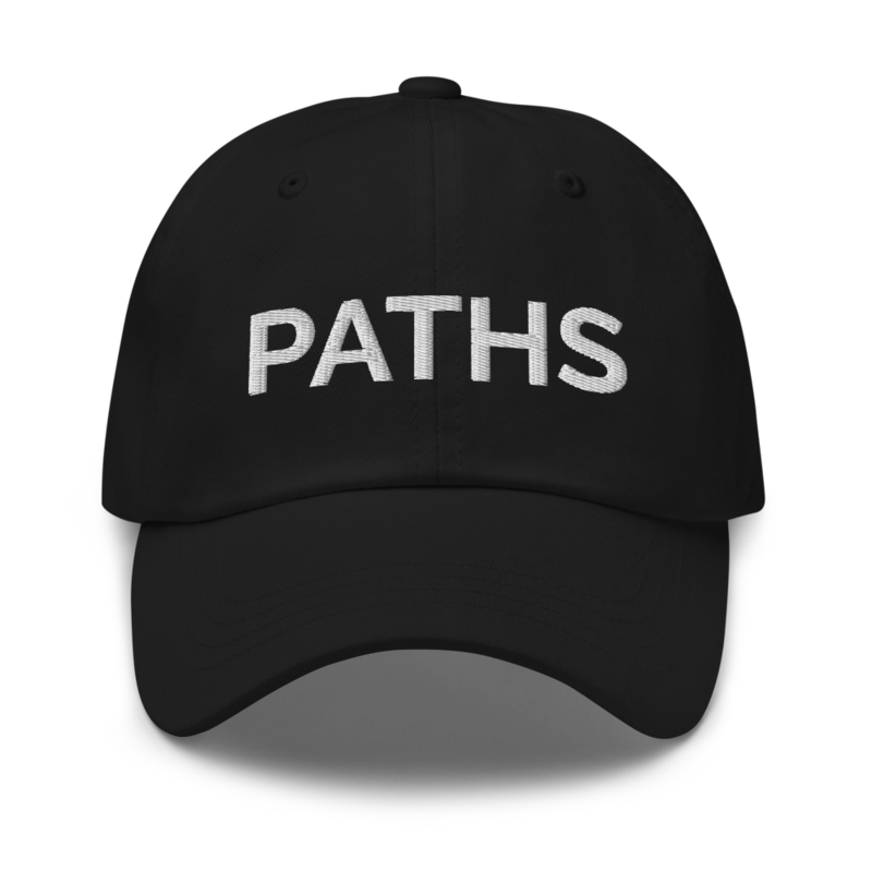 Paths Hat - Black