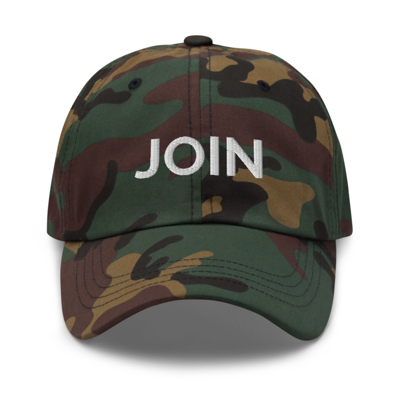 Join Hat - Green Camo