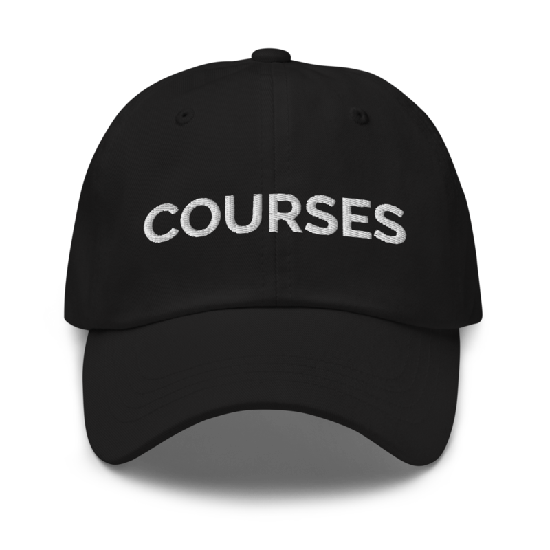 Courses Hat - Black