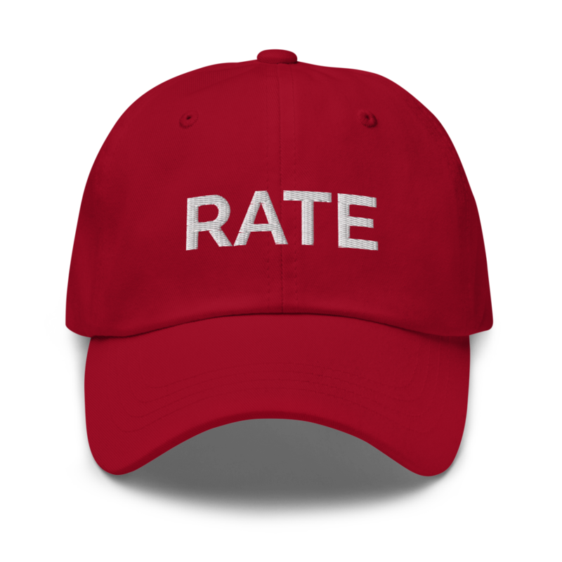 Rate Hat - Cranberry