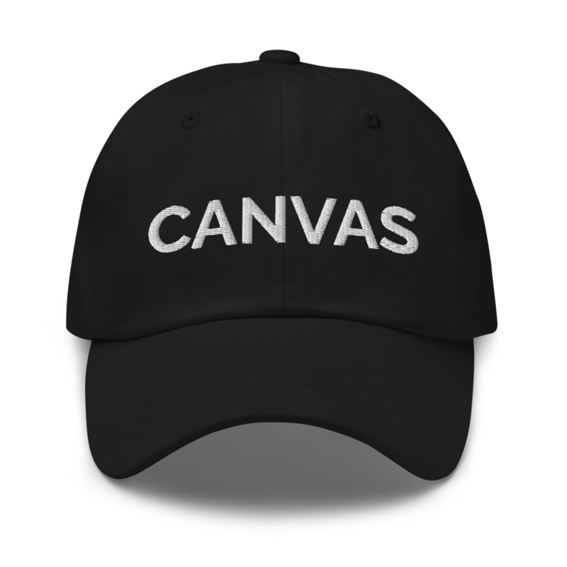 Canvas Hat - Black