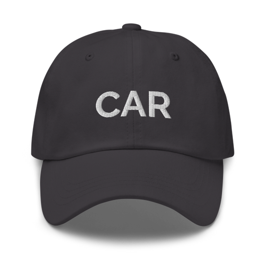 Car Hat - Dark Grey