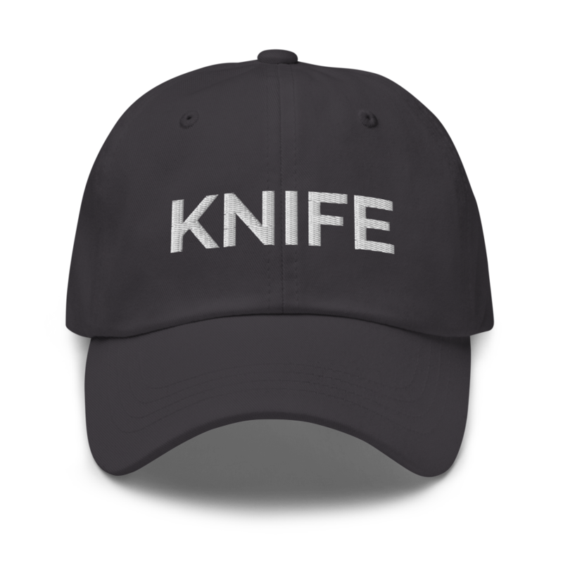 Knife Hat - Dark Grey