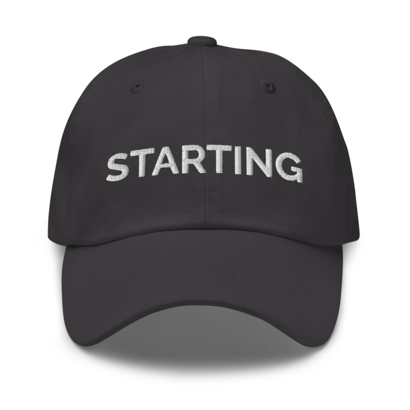 Starting Hat - Dark Grey