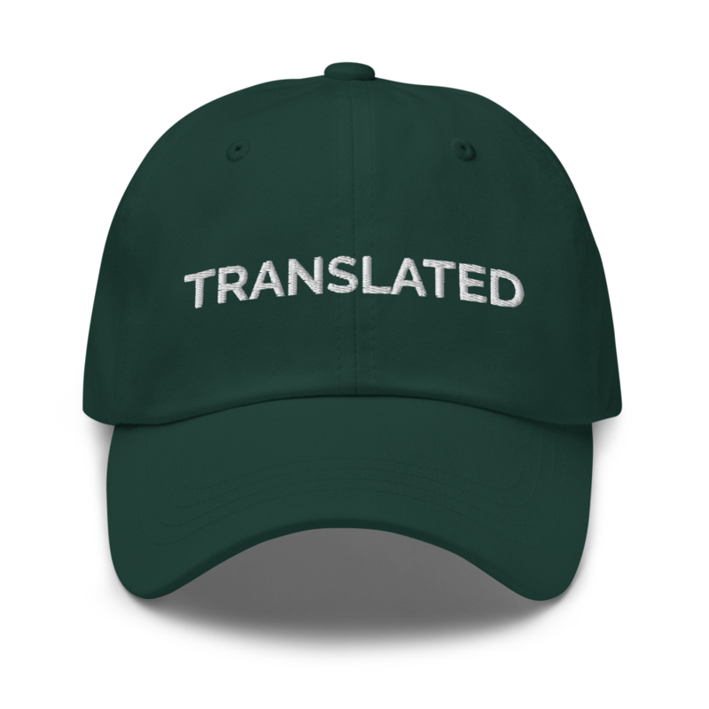 Translated Hat - Spruce