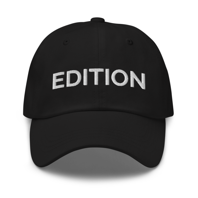 Edition Hat - Black