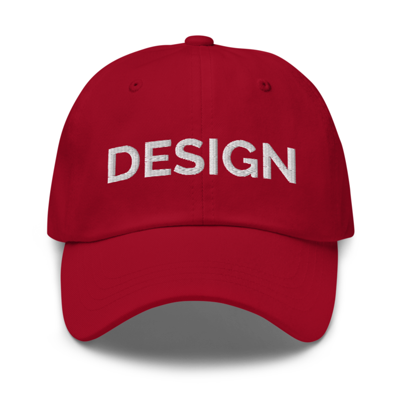 Design Hat - Cranberry