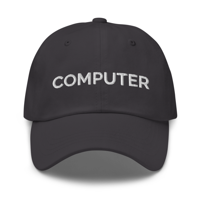 Computer Hat - Dark Grey