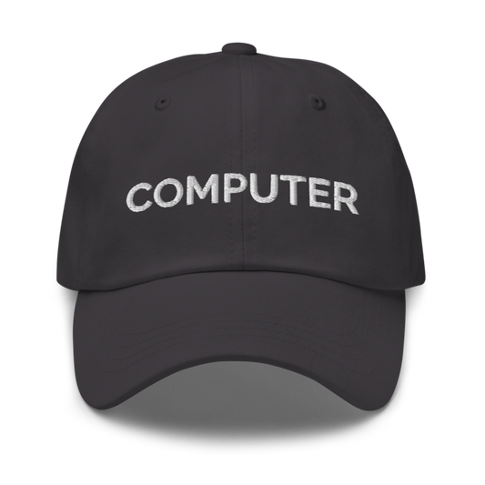 Computer Hat - Dark Grey