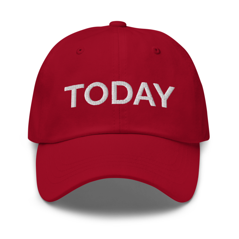 Today Hat - Cranberry