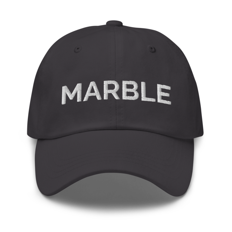 Marble Hat - Dark Grey
