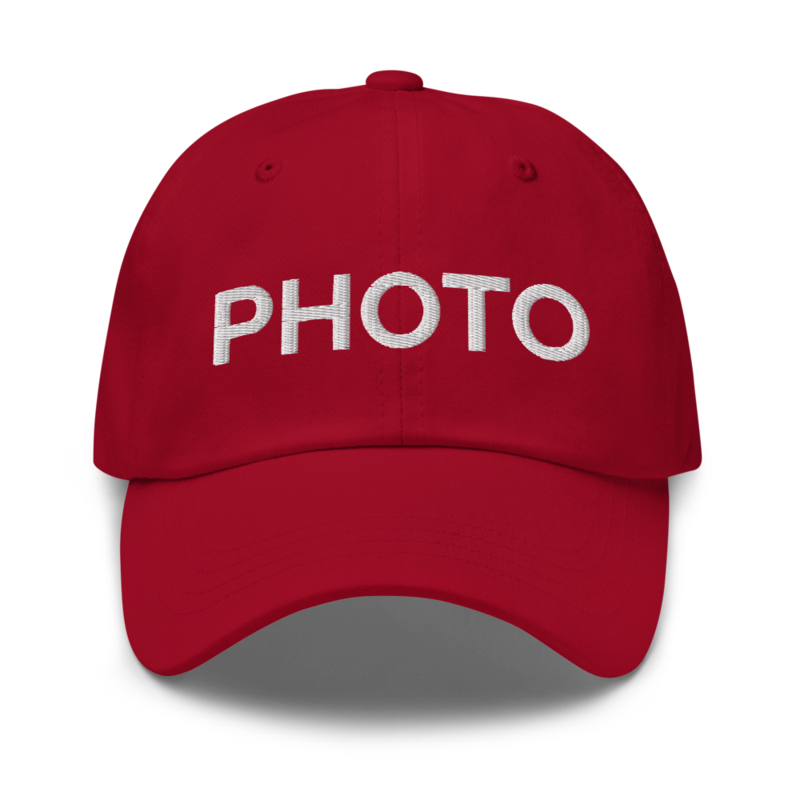 Photo Hat - Cranberry