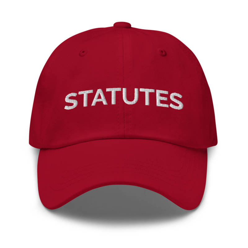 Statutes Hat - Cranberry