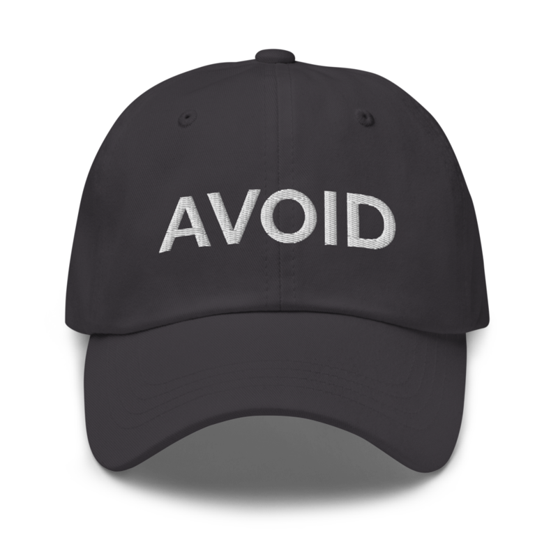 Avoid Hat - Dark Grey