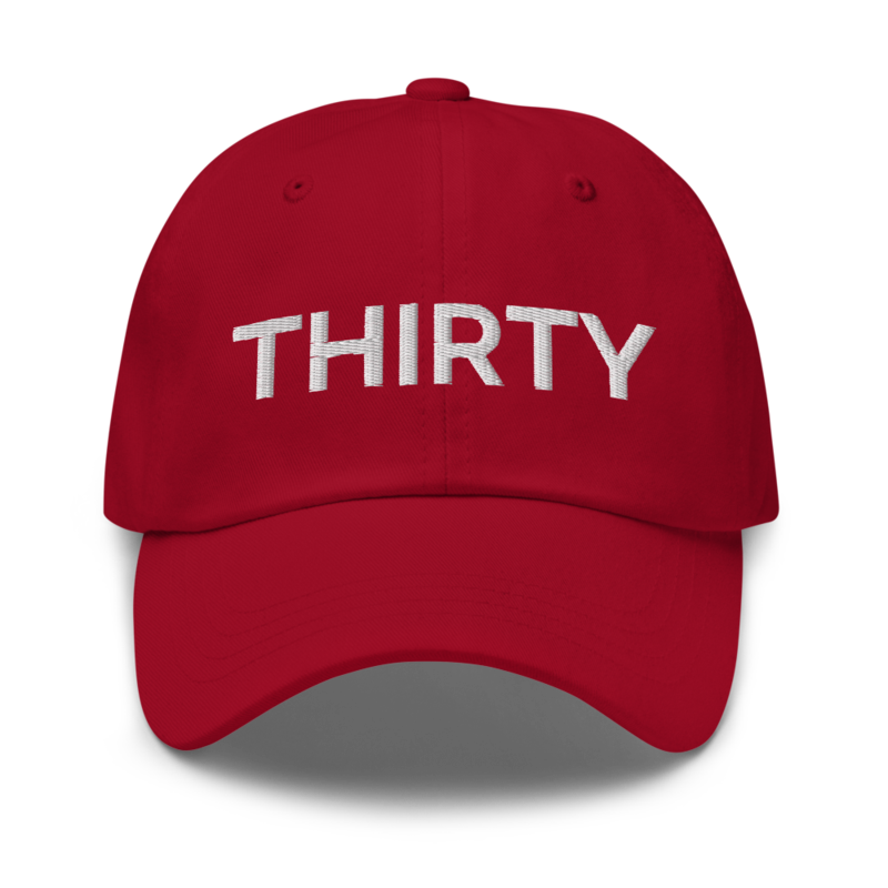 Thirty Hat - Cranberry