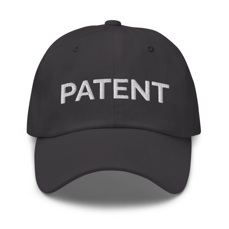 Patent Hat - Dark Grey