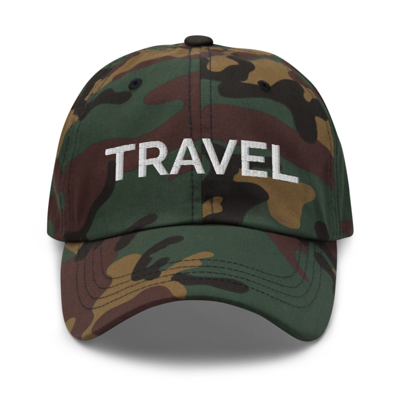 Travel Hat - Green Camo