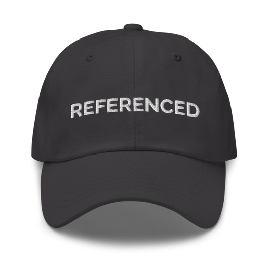 Referenced Hat - Dark Grey