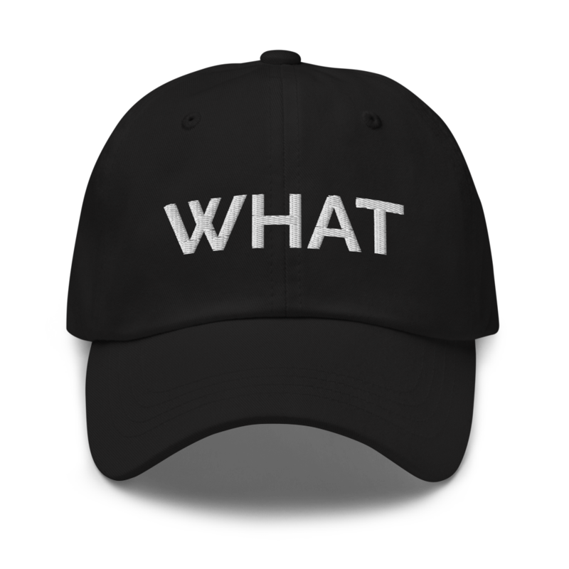 What Hat - Black