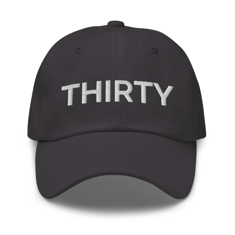 Thirty Hat - Dark Grey