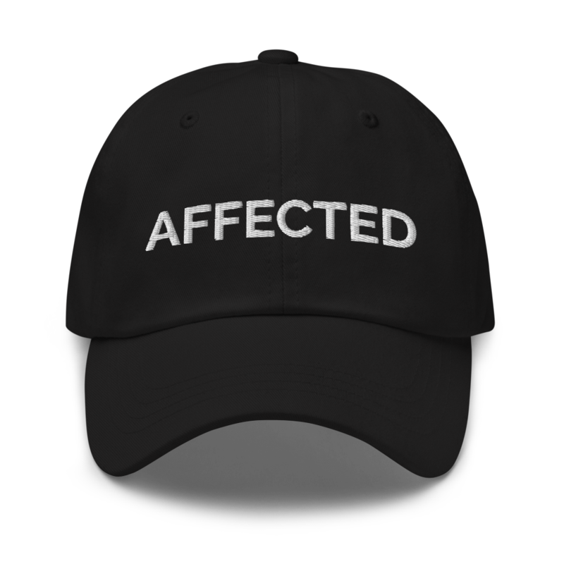 Affected Hat - Black