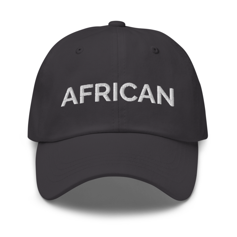 African Hat - Dark Grey