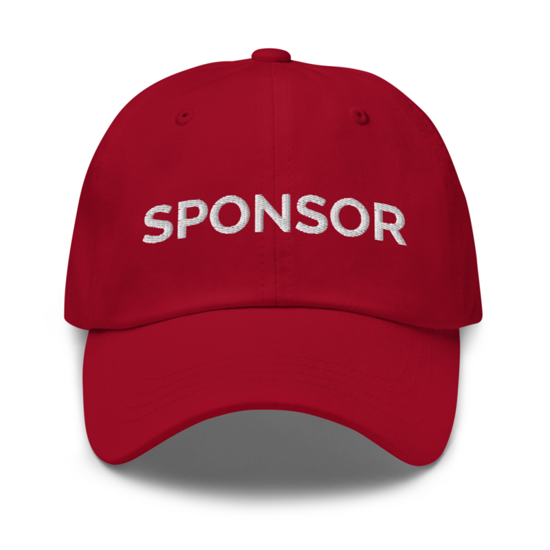 Sponsor Hat - Cranberry