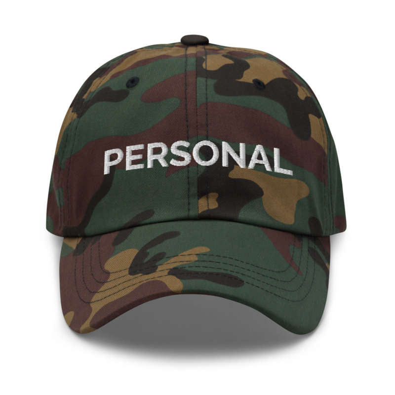 Personal Hat - Green Camo