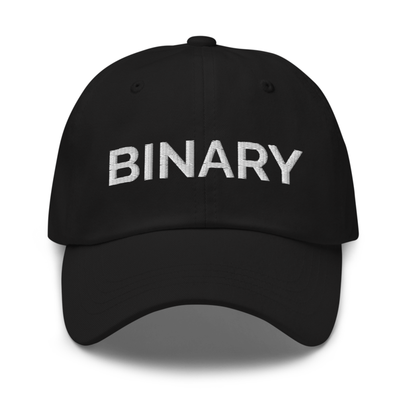 Binary Hat - Black