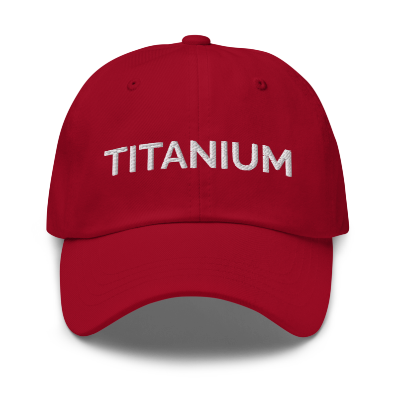 Titanium Hat - Cranberry