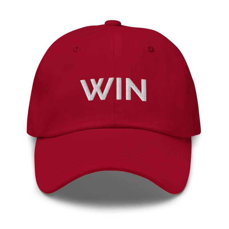 Win Hat - Cranberry