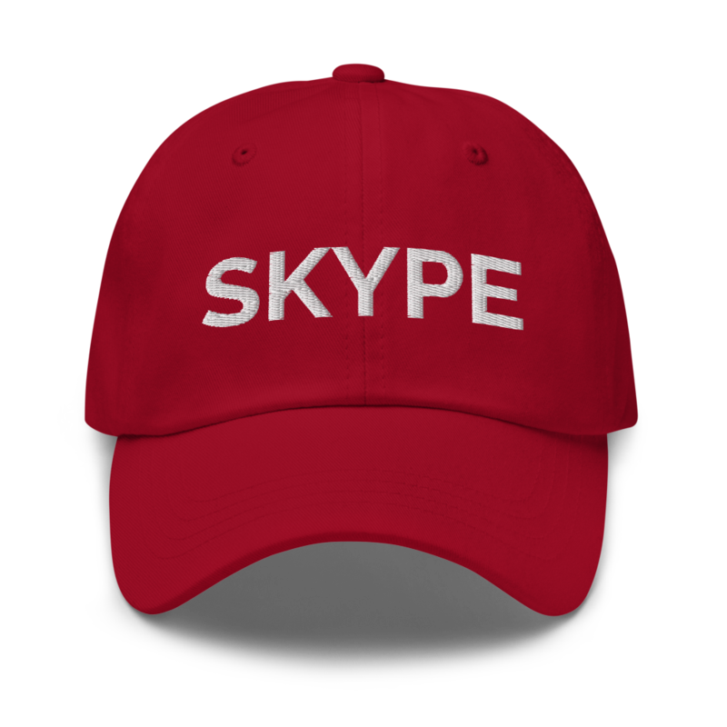 Skype Hat - Cranberry