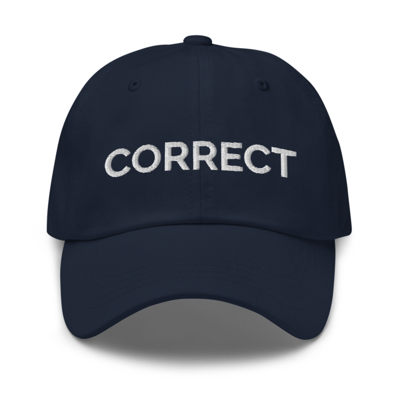 Correct Hat - Navy