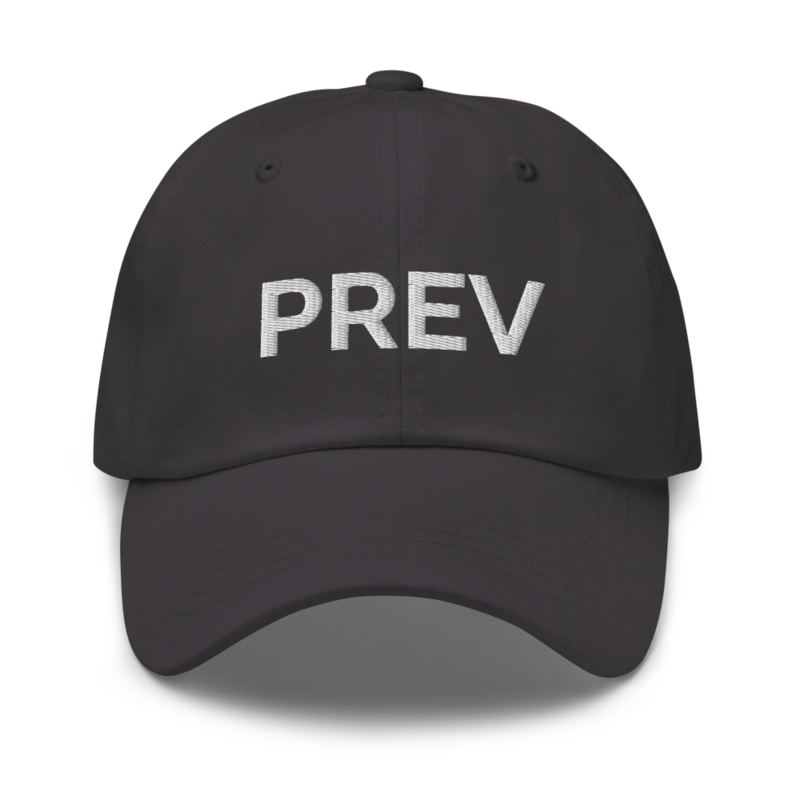 Prev Hat - Dark Grey