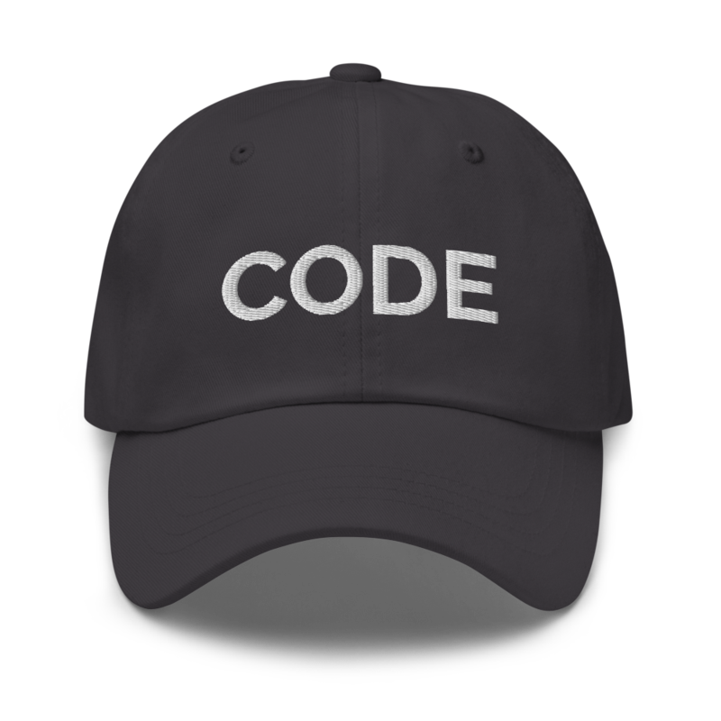 Code Hat - Dark Grey