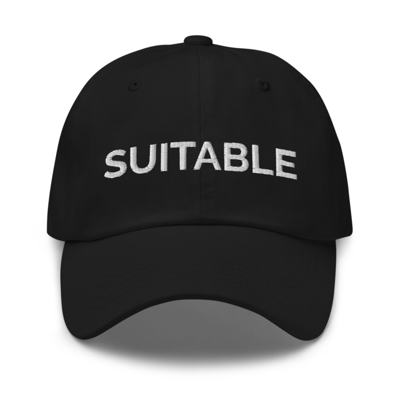 Suitable Hat - Black