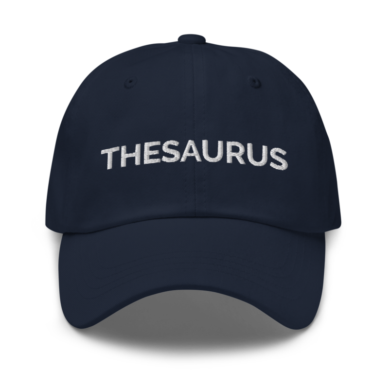 Thesaurus Hat - Navy