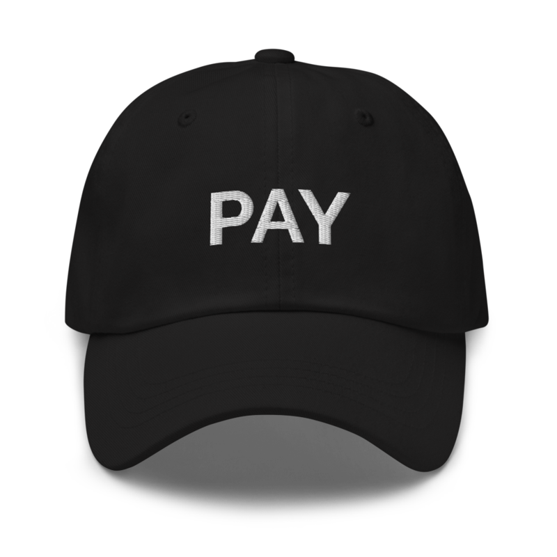 Pay Hat - Black