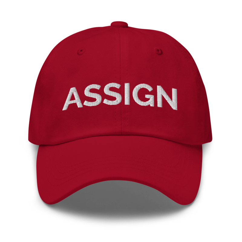 Assign Hat - Cranberry