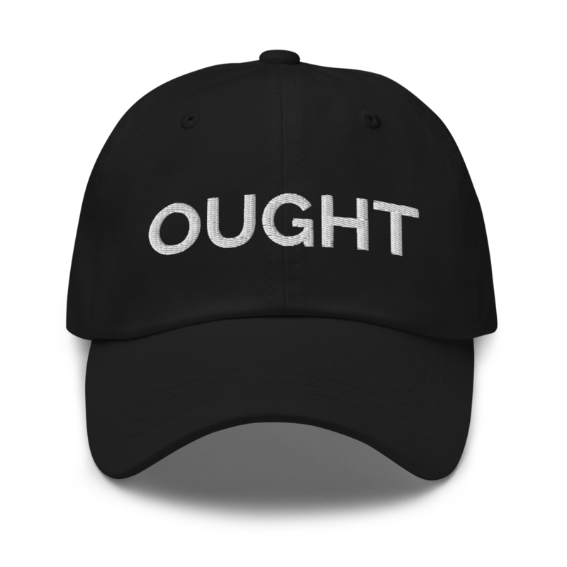 Ought Hat - Black