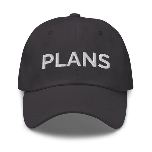 Plans Hat - Dark Grey