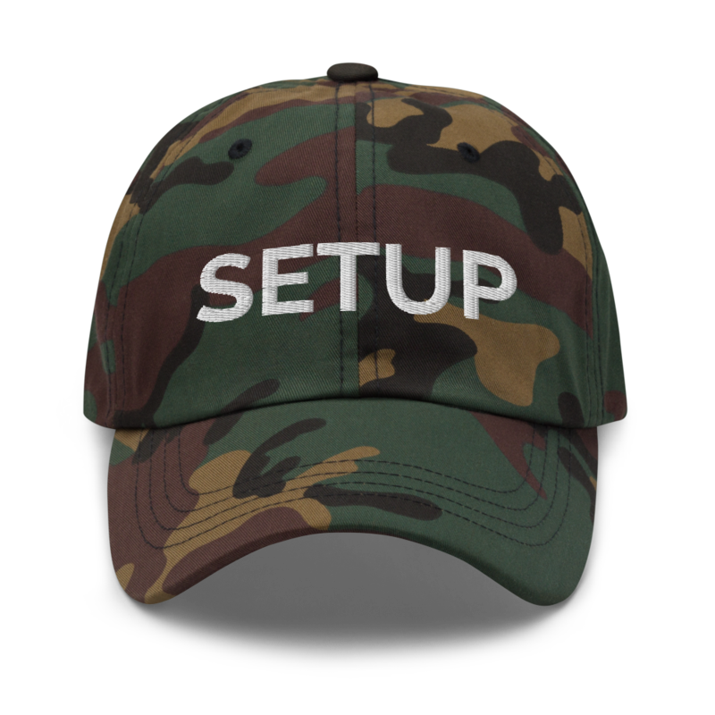 Setup Hat - Green Camo