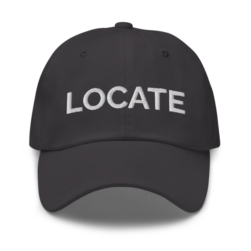 Locate Hat - Dark Grey