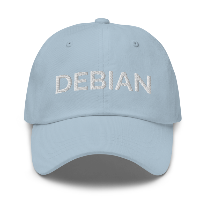 Debian Hat - Light Blue