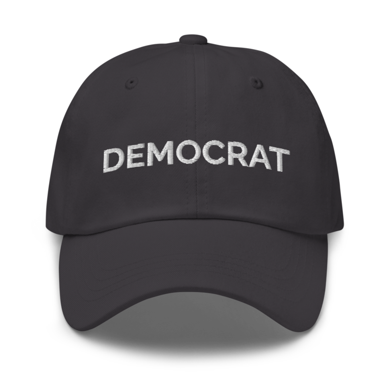 Democrat Hat - Dark Grey