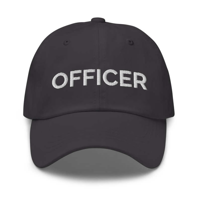 Officer Hat - Dark Grey