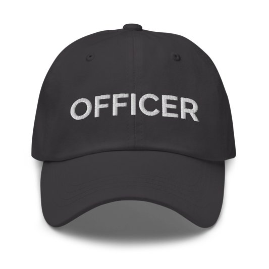 Officer Hat - Dark Grey