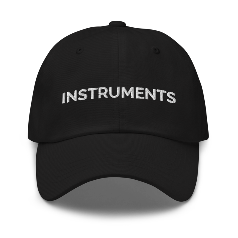 Instruments Hat - Black