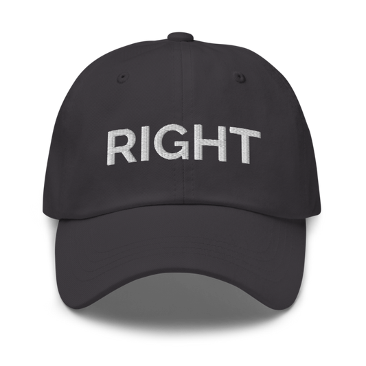 Right Hat - Dark Grey