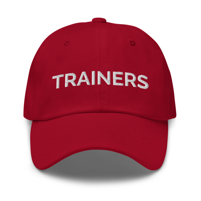 Trainers Hat - Cranberry